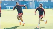  ?? FOTOS: FCB ?? El Barça volvió al trabajo tras la victoria ante la Roma y Valverde contó con Aleñá, Varo y Riqui Puig, del filial