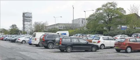  ??  ?? Ashford’s William Harvey car park, above, and those at Kent and Canterbury Hospital and the QEQM in Margate saw a year-on-year increase in revenue from parking charges
