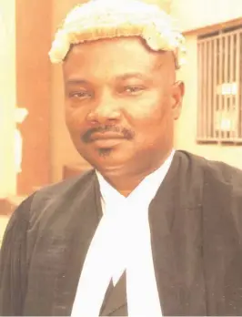  ??  ?? Barrister Anayo Enechukwu