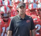  ?? AP ?? “There’s a lot of background that has to be done,” Western Kentucky’s Tyson Helton says of evaluating transfers.