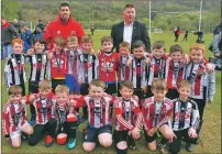  ??  ?? Oban Saints Ajax with their medals.