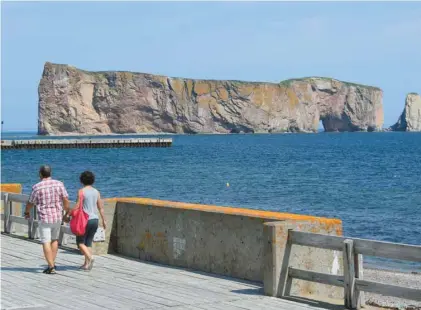  ?? ALEXANDRE SHIELDS LE DEVOIR ?? Déjà neuf bateaux de croisière ont renoncé à faire escale à Gaspé, ce qui prive la région d’un afflux de 10 000 touristes.