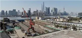  ??  ?? The former Shanghai Shipyard site will open to the public as the main site for the biennial Shanghai Urban Space Art Season 2019.
— Ti Gong