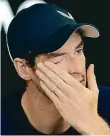  ?? Foto: ČTK ?? Slzy Andy Murray se postaral o první velký příběh Australian Open ještě před jeho startem.