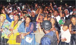  ?? (Pic: Mxolisi Dlamini). ?? A section of the crowd that attended the registered Makoti Festival which was held at Malkerns Country Club on Saturday.