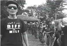  ?? PHILSTAR FILE PHOTO ?? Members of the Bangsamoro Islamic Freedom Fighters.