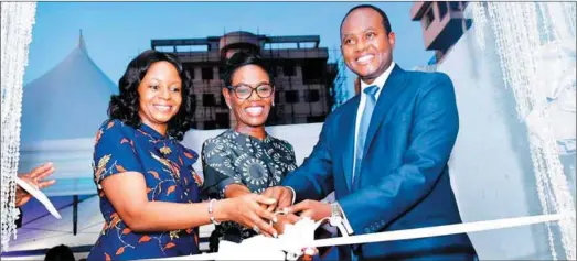  ??  ?? L-R: Dr. Awele Elumelu, Dr. Amy Traore-Shumbusho and Mr. Corneille Karekezi