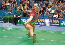  ??  ?? Olga Konon kämpft bei der Europameis­terschaft in Frankreich um ihre letzte Chance auf ein Rio-Ticket.