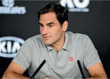  ??  ?? Roger Federer’s return to the Australian Open in 2021 looks doubtful.