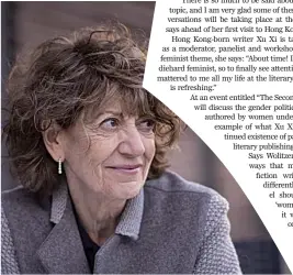  ??  ?? Susie Orbach feels the rise of feminism has been critical in making psychother­apy sessions more gender sensitive.