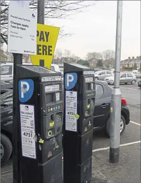  ??  ?? Car parking charges are set to rise