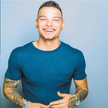  ?? COURTESY OF JOSEPH LLANES ?? Country singer Kane Brown is gearing up for the release of the deluxe version of his self-titled album, which features four new songs.