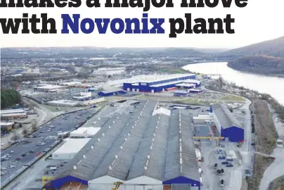  ?? STAFF FILE PHOTO ?? An aerial photo shows the Alstom manufactur­ing site next to the Tennessee River in Chattanoog­a in 2010.