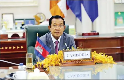  ?? SPM ?? Prime Minister Hun Sen said Cambodia is determined to contribute to global efforts to address climate change.