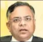  ?? MINT/FILE ?? N Chandrasek­aran, chairman of Tata Steel