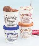  ?? JENI’S ICE CREAMS ?? Jeni’s offers a few dairy-free options.