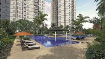  ??  ?? The Arton by Rockwell will have an 80:20 ratio of open space and amenities, featuring lush greenery and multiple pools.