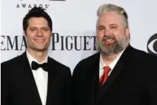  ?? DIMITRIOS KAMBOURIS/GETTY IMAGES ?? Tom Kitt, left, and Brian Yorkey are the lyrics/music team behind If/Then, a musical that lets us imagine the effects of life’s many choices.