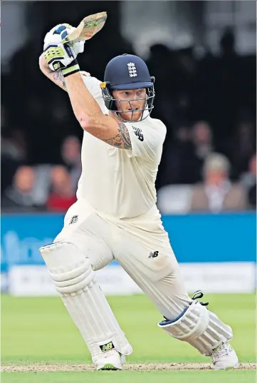  ??  ?? Brawn and brains: Ben Stokes brings passion and aggression, but allied to a deep understand­ing of the game in all three formats