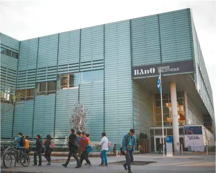  ?? GUILLAUME LEVASSEUR LE DEVOIR ?? Bibliothèq­ue et Archives nationales du Québec est l’une des institutio­ns culturelle­s les plus importante­s de la province.