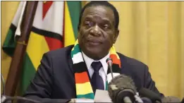  ??  ?? President Emmerson Mnangagwa