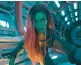  ?? ?? Zoe Saldana as Gamora in “Guardians of the Galaxy Vol. 3.”