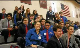  ?? SUBMITTED PHOTO ?? Members of the Daniel Boone High School in Technology Student Associatio­n.