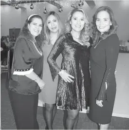  ??  ?? Lupita Ordóñez, Paty Vázquez, Luly Luján y Cukis Arikado.