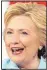  ??  ?? CLINTON: Her VP pick disappoint­ed progressiv­es