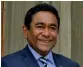  ??  ?? Abdulla Yameen