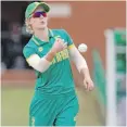  ?? BackpagePi­x ?? ‘WE will have to do better in all three department­s,’ said Proteas all-rounder Anneke Bosch of tomorrow’s decider against Sri Lanka. |