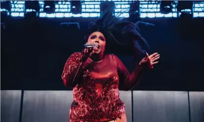  ??  ?? ‘Though the medium has changed, Lizzo’s message was a striking echo of a furious telegram displayed in a new British Library exhibition.’ Photograph: Emma McIntyre/Getty for Coachella