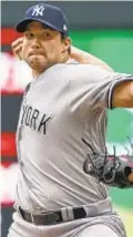  ?? AP ?? Yanks’ righty reliever Tommy Kahnle says his arm hasn’t felt good in a while.