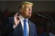  ?? NEW YORK TIMES ?? President Donald Trump tweeted that Brian Kemp will be a “great governor,” heightenin­g the possibilit­y he will visit Georgia to boost the Republican’s bid.