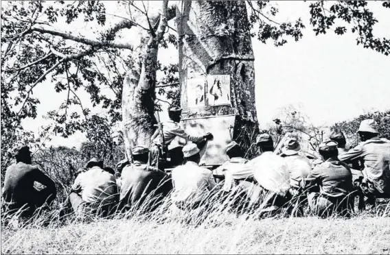  ?? Photo: UWC Robben Island Mayibuye Archives ?? In the trenches: Four new books describe the ANC’s armed wing’s internal tensions.