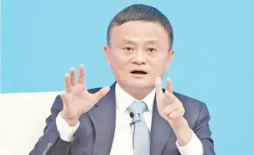  ??  ?? Jack Ma says the film shows that in a world full of cruelty, there is still hope.