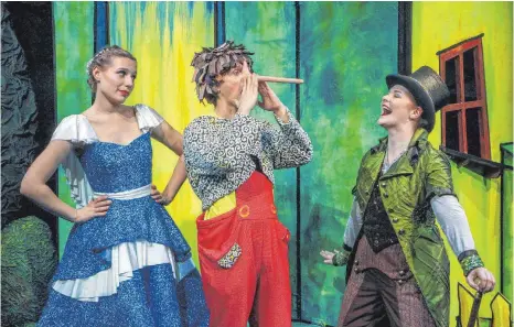  ?? FOTO: THEATER LIBERI ?? Das Theater Liberi hat die Geschichte von Pinocchio von Carlo Collodi als modernes Musical für die ganze Familie inszeniert.