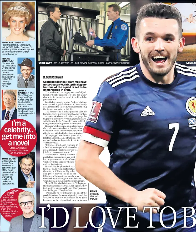 WRITER ANDREW CHILD ON HIS FAVOURITE FOOTBALLER, HIS LO I'D LOVE TO B OVE  OF SCOTLAND AND TAKING OVER FROM BROTHER LEE Bestselling author plans to  include Scotland star John McGinn in