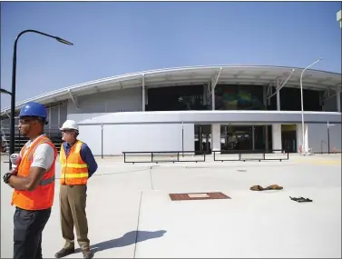  ?? ARIC CRABB — STAFF ARCHIVES ?? The Milpitas station opening, part of a 10-mile extension of BART into Santa Clara County, has been repeatedly delayed.