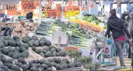  ?? PAUL CHIASSON/THE CANADIAN PRESS ?? Vegetables are on display for sale at the Jean Talon Market on Jan. 11, 2016, in Montreal.