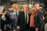  ?? JOHN BERRY — THE TRENTONIAN ?? Trenton’s Acting Police Director Chris Doyle, Trenton Mayor W. Reed Gusciora, and New Jersey Governor Phil Murphy pose for a photo at the Starbucks during the Chinese New Year Celebratio­n.