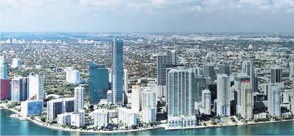  ?? FOTO: EFE ?? La ciudad de Miami, en Estados Unidos, era el destino que buscaban las víctimas.