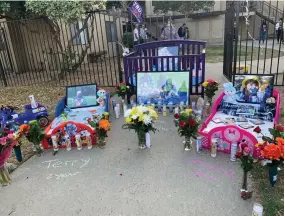  ?? RECORDER PHOTO BY ESTHER AVILA ?? A candleligh­t vigil was held on Wednesday in Portervill­e for three children, Joanna, 3, Terry, 2, and Sierra, 6 months. The children’s mother, Liliana Carrillo, has been charged in the deaths of the children.