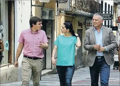  ?? GERARD VILÀ / ACN ?? La líder de Ciutadans en el Parlament, Inés Arrimadas, ayer en Figueres