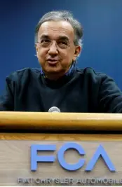  ?? Sergio Marchionne, CEO of FCA ??