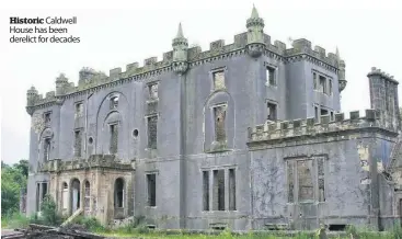  ??  ?? Historic Caldwell House has been derelict for decades