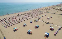  ?? (foto dal sito) ?? Bagno Tamerici A Rosolina Mare, luogo dell’incidente