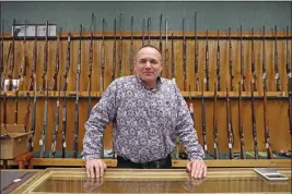  ?? GARY CORONADO — LOS ANGELES TIMES ?? Shasta County Supervisor Patrick Jones, whose family owns a gun store in Redding, pushed a far-right agenda in local governance but lost his bid for another term.