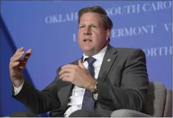  ?? PHELAN M. EBENHACK, FILE — THE ASSOCIATED PRESS ?? New Hampshire Gov. Chris Sununu announced yesterday he would not seek a fifth term as the state’s 82nd governor.