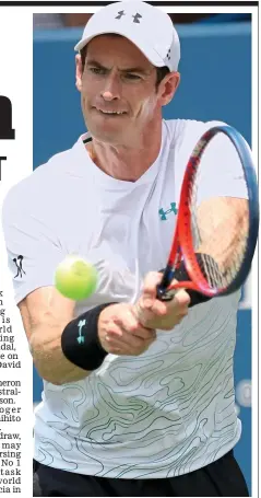  ?? GETTY IMAGES ?? Easing his way back: Murray has not played a Grand Slam match for over a year